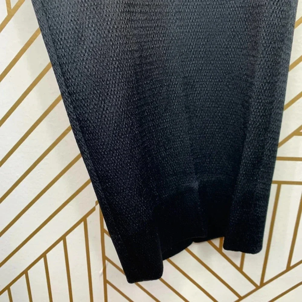 MSGM Milano‎ Classic Black Silky Cropped Trousers